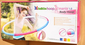 Hoopomania 1.0 Fitness Body Hula Hoop Reifen mit 77 Massagenoppen 950g 104cm - Bild 1 von 1