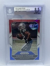 Amari Cooper 2015 Panini Prizm Rookie #201 Red White & Blue Prizm BGS 8.5 Browns
