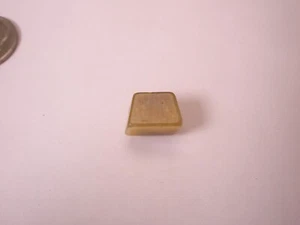 Blonde Agate Polished Stone Block Quality Vintage Tie Tack Lapel Pin r43 - Picture 1 of 7