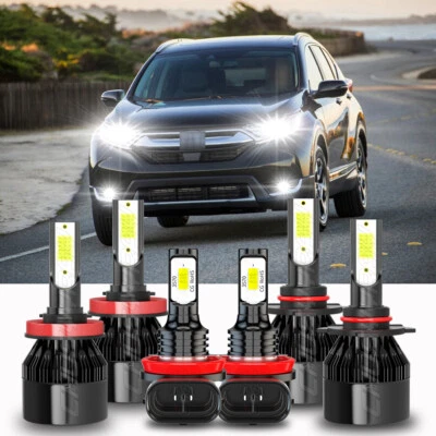 Kits de bombillas antiniebla LED de haz alto bajo 6000K para Honda CR-V CRV 2015-2020 Foto 1 de 4
