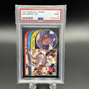 1991 Fleer All Stars #7 KEN GRIFFEY, JR PSA 9