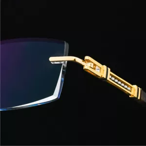 Luxus Herren Reintitan Brille Optische Brille für danikkasleep - Bild 1 von 13