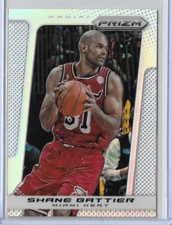 2013-14 Panini Prizm Basketball Shane Battier Silver Prizm Card #107 Miami Heat