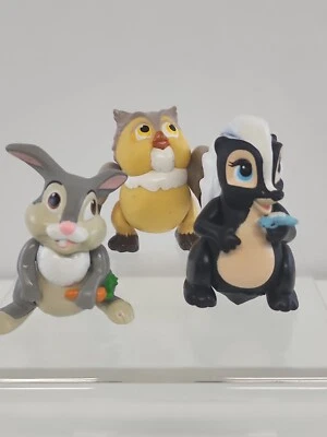 Lote de 3 Figuras Bambi Disney Muñecas Acción Pvc Años 80 De Colección McDonald’s Cake Toppers Foto 1 de 2