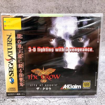 Sega Saturn The Crow City of Angels SS 3D Fighting Game Acclaim Japan Sealed New - Image 1 of 4