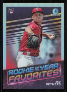 2022 Bowman Chrome Rookie of the Year Favorites #ROYF14 Reid Detmers - Picture 1 of 2