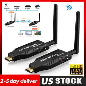 110M Wireless HDMI Video Transmitter & Receiver TV Stick Screen Share Extender - Picture 1 of 15