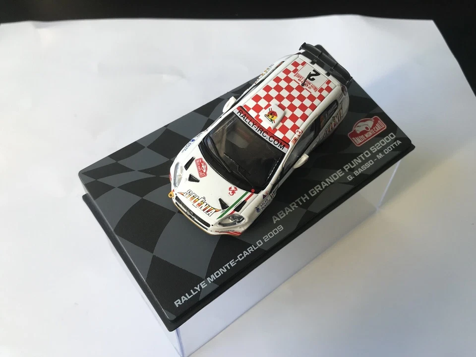 Abarth Grande Punto S2000 Rallye Montecarlo 2009 G.BASSO-M.DOTTA 1:43 Altaya - Immagine 1 di 4