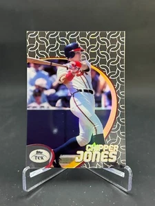 1998 Topps Tek Baseball Chipper Jones Acetate Card #19 Pattern #26 - Imagen 1 de 2