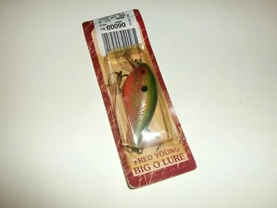 Señuelo Fred Young 3" Body Big O "Perch" Copyright 2004 Crankbait - Nuevo en paquete* (#3) Foto 1 de 4