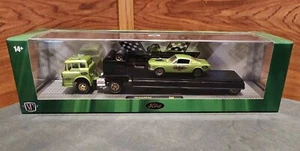 NIB 2024 M2 MACHINES 1966 FORD C-950 & 1965 FORD MUSTANG FASTBACK 2+2 W/CASE - Picture 1 of 13