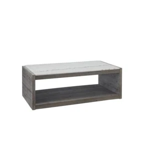 Marble Top Cocktail Table, Moonlit Gray - Picture 1 of 2