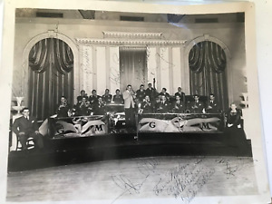 glenn miller & his band autographed photo