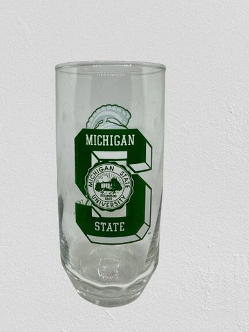 Vintage Michigan State Drinking Glass Cover