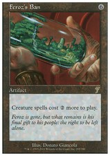 MTG feroz's Ban-Notice of feroz-HML-Magic