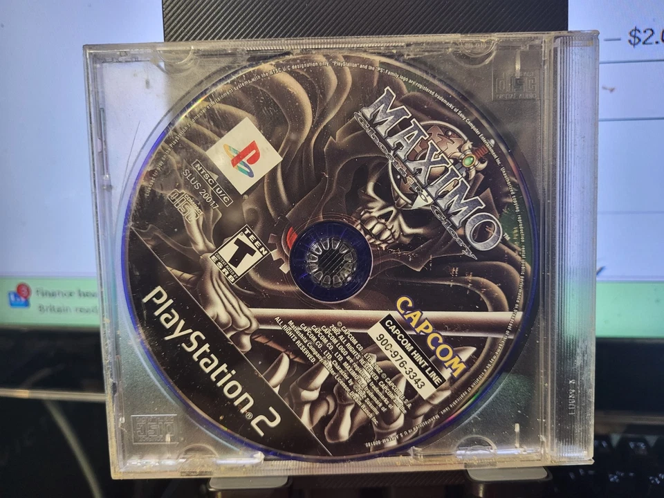 Maximo: Ghosts to Glory; Loose Disc ONLY (Sony PlayStation 2, 2002) - Image 1 of 1