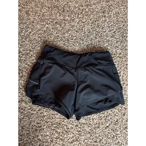 Athleta schwarze Laufshorts doppellagig Netztaschen Größe XS - Bild 1 von 6