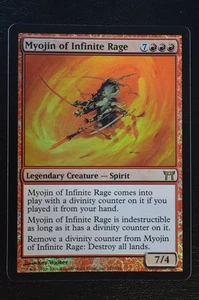 Magic The Gathering MTG MYOJIN OF INFINITE RAGE FOIL Champions of Kamigawa LP - Picture 1 of 2
