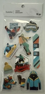 Juego de pegatinas de snowboarding de recuerdos ~ nuevo en paquete ~ ¡Bonito! ¡Envío rápido! - Imagen 1 de 1