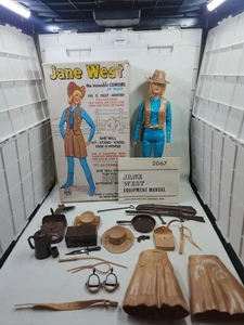 Vtg Marx Jane West Movable Cowgirl Figure Doll 2067 in Original Box Johnny L3104 - Picture 1 of 24