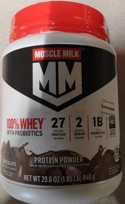 Proteína em pó genuína Muscle Milk - Chocolate - 30,9 oz - Imagem 1 de 4