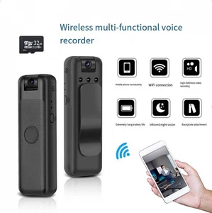 Cámara corporal personal 1080P cámara segura clip Wifi grabadora de video visión nocturna - Imagen 1 de 20