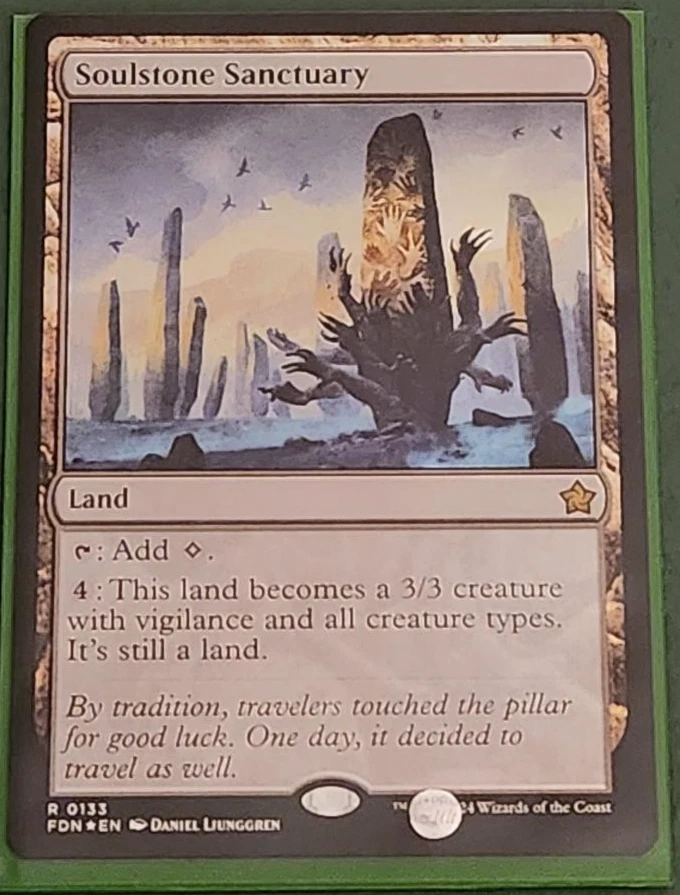 MTG Soulstone Sanctuary- Foundations -FOIL-#133-VLP - Image 1 of 1