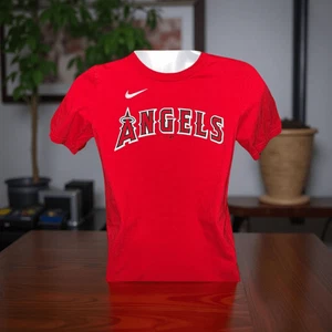 Camiseta juvenil Nike Mike Trout roja Los Angeles Angels nombre y número del jugador local M - Imagen 1 de 4