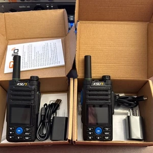 2 talkies-walkie radio mobile numérique réseau Ksu7 Zello ZL10 4 g Lte - Photo 1/6