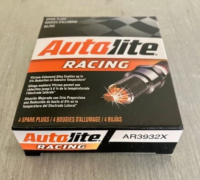FOUR(4) Autolite AR3932X "X" Surface Gap Racing Spark Plug BOX fits AR3932 - Image 1 of 3