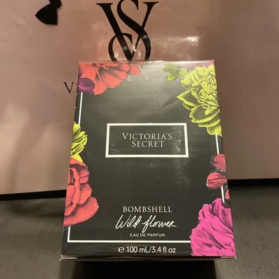 Victoria's Secret Bombshell Wildflower Eau de Parfum 3.4 floz. BOLSO GRATIS. NUEVO Foto 1 de 2