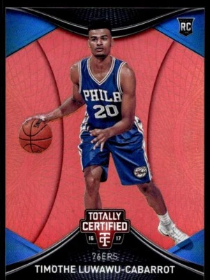 2016-17 Panini Totally Certified Red Timothe Luwawu-Cabarrot Rookie /199 #117 - Image 1 of 2