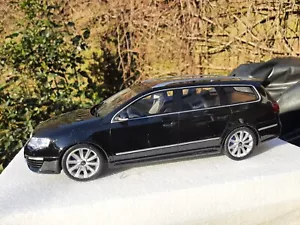 Otto OT938 VW Volkswagen Passat B6 R36 V6 station wagon 2008 nero profondo perla #1299 - Foto 1 di 13
