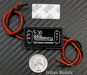 LED Brake Stop 12V Light Strobe Flash Safety Module Controller for Indian Moto - Bild 1 von 2