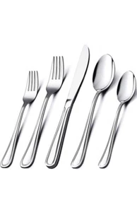 set posate, da 12 persone,60 pezzi, in acciaio inox inossidabile - Foto 1 di 8