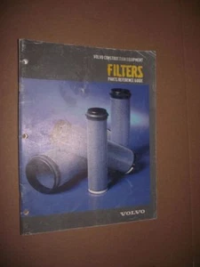Volvo Construction Equipment Filters Parts Reference Guide - Picture 1 of 2
