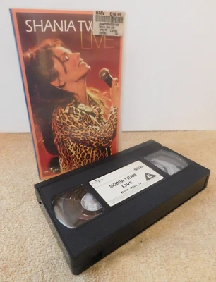 Shania Twain Live - PAL VHS Video Tape - Image 1 of 3