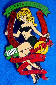 WASHINGTON DC *PROTOTYPE* ST PATRICK LUCK OF THE IRISH GIRL Hard Rock Cafe PIN 1 - Picture 1 of 1