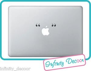 Adesivo Stickers "Virgolette" per  MacBook Pro/Air 11",13",15",17" - Picture 1 of 1