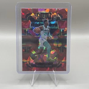 2023-24 Panini Select - Concourse Red Cracked Ice Prizm #80 Brandon Miller (RC) - Picture 1 of 2