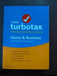 TurboTax Home & Business State Federal 2017 for Windows & Mac - Picture 1 of 3