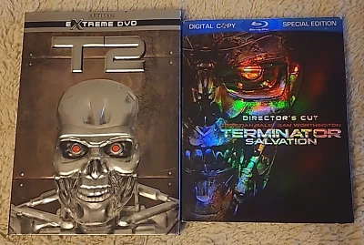 Terminator 2: Judgement Day (Extreme DVD) + Terminator Salvation (Blu-Ray) - Image 1 of 4