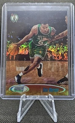 1998-99 Topps Stadium Club Chrome Refractor Ron Mercer #SCC16 Boston Celtics - Image 1 of 2