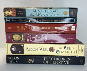 Alison Weir lot of 6 Historical Fiction PB Henry VIII Elizabeth Princess Tower - Imagen 1 de 9
