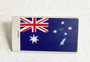 Vintage Luggage Tag TOSCA Australia Flag - Picture 1 of 4