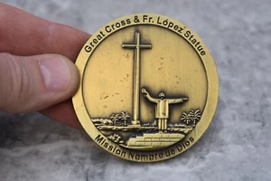 Collector Coin of Great Cross & Fr. Lopez Statue in St. Augustine, FL (CA66) - Picture 1 of 7