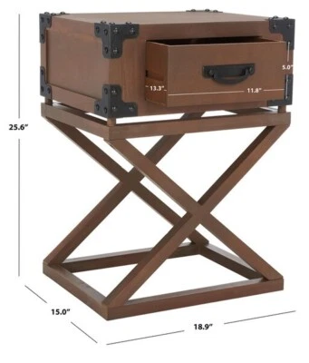 Safavieh Table With Storage Drawer, Reduced Price 2172714312 AMH5720B - Image 1 of 4