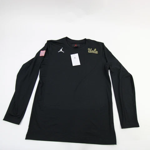 UCLA Bruins Air Jordan Long Sleeve Shirt Men's Black New Cover