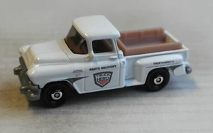 Matchbox 1957 GMC Stepside Pickup bianco Truck Hero Mattel MBX Auto Car white ́57 - Foto 1 di 4