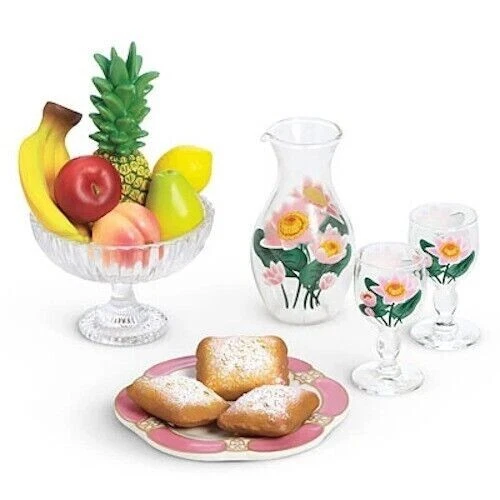 American Girl Marie Grace Cecile Glassware Treats Set Retired